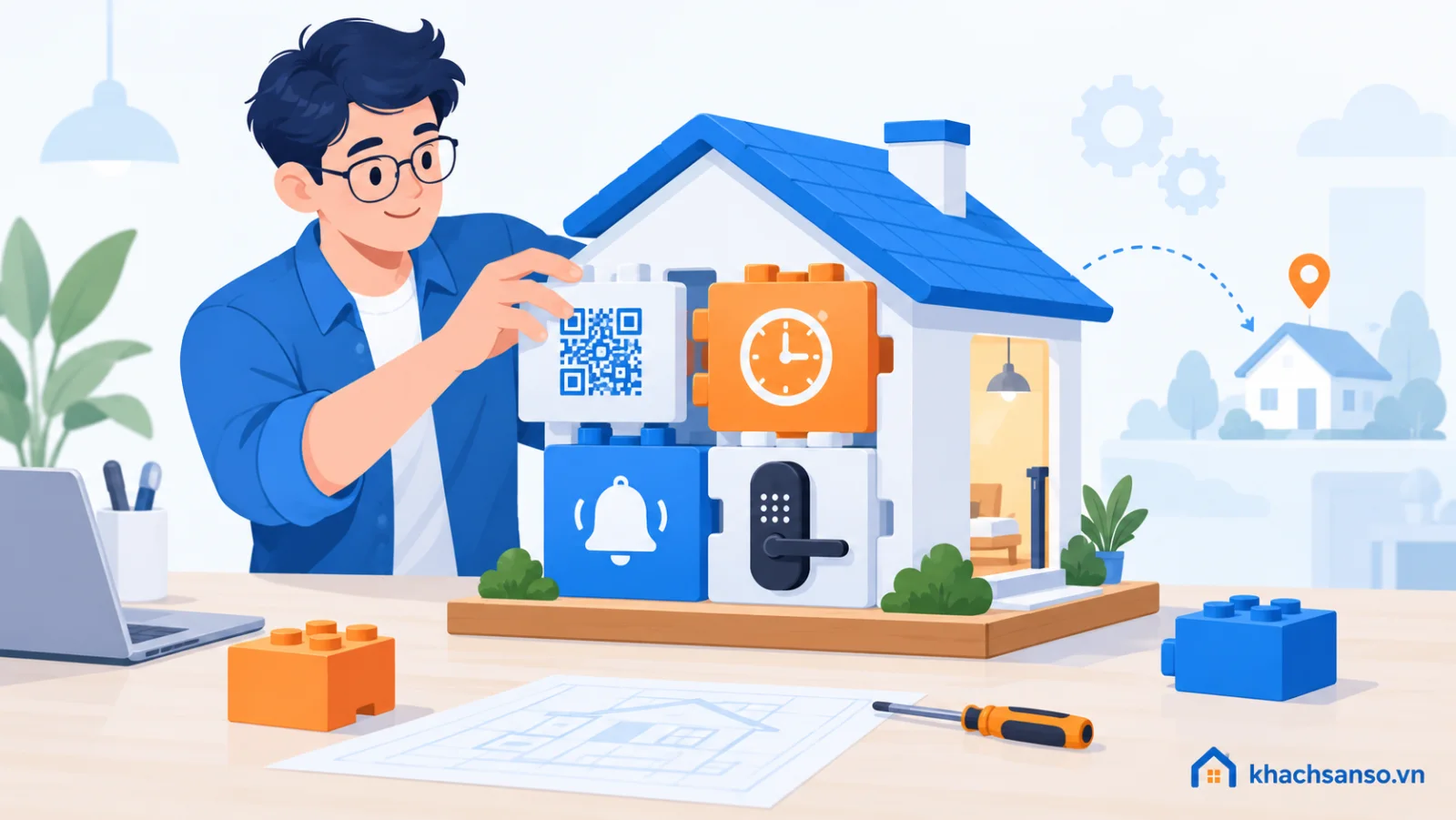 Minh hoạ phần mềm lắp ghép theo yêu cầu từng cơ sở